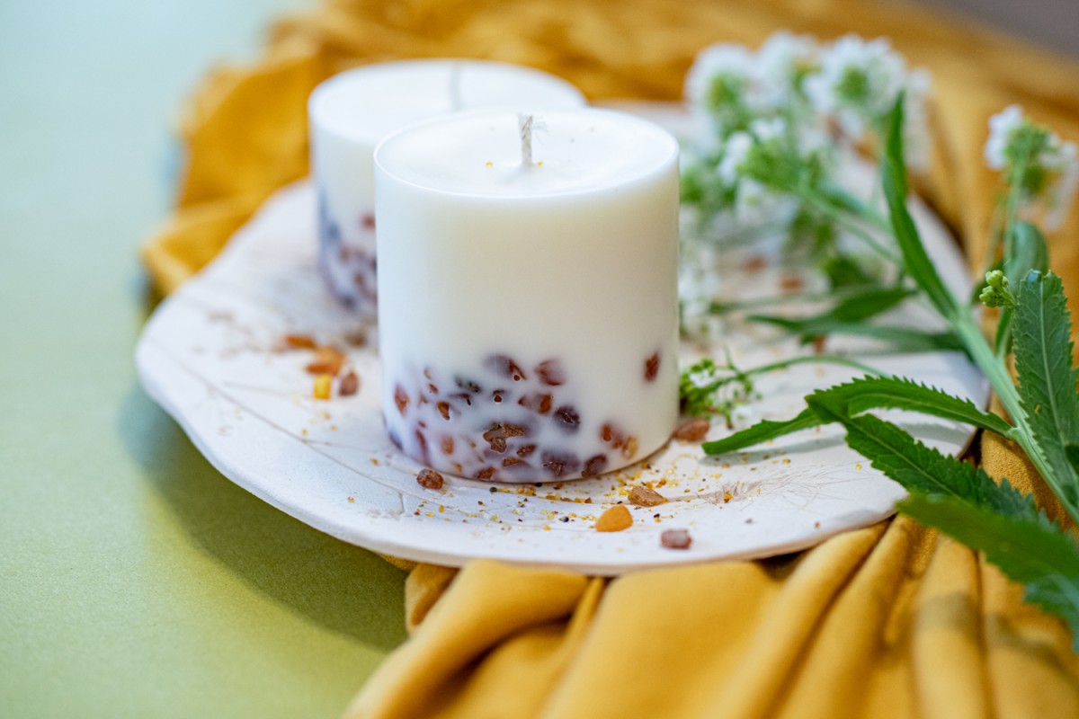 Sojas vaska svece ar Priedes aromātu - XL