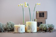 TL Candles Natural soy wax candles soy wax pillar candles botanical candles handmade candles scented candles vanilla candle