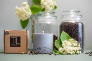 TL Candles Natural soy wax candles soy wax pillar candles botanical candles handmade candles scented candles patchouli candle